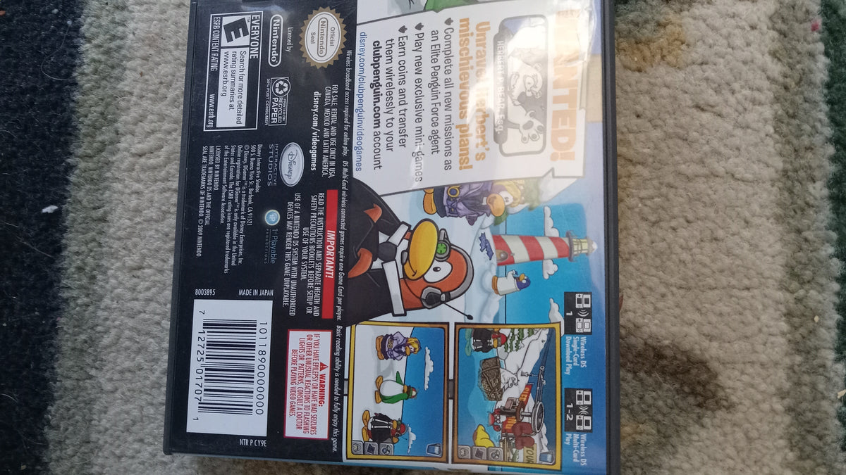 Disney Club Penguin Elite Penguin Force: Herbert's Revenge (Nintendo DS)  USED