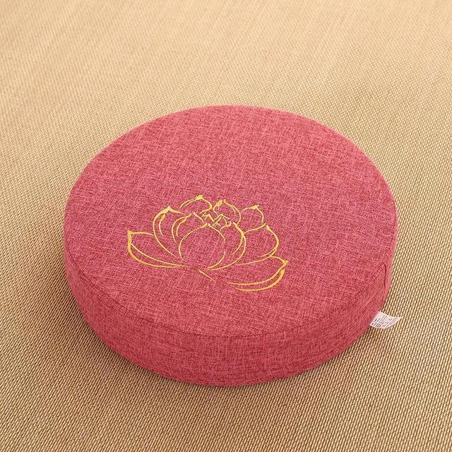 Yoga Meditation Portable Cushion Mat 40X6CM High Quality Foam Removeable Washable Cover NEW