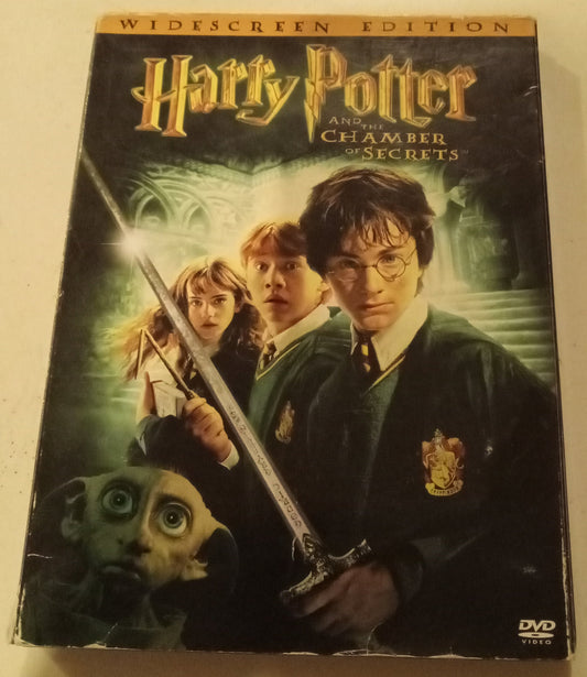 Harry Potter And The Chamber Of Secrets, DVD Movie, 2 Discs Widescreen, Rated PG, NEW/USED