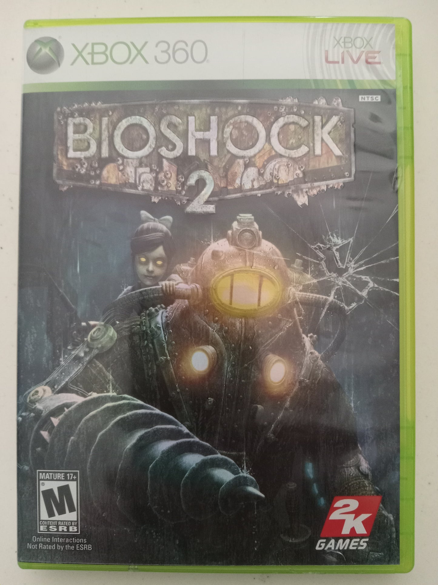 Bioshock 2 Xbox 360 Video Game, Rated M, USED