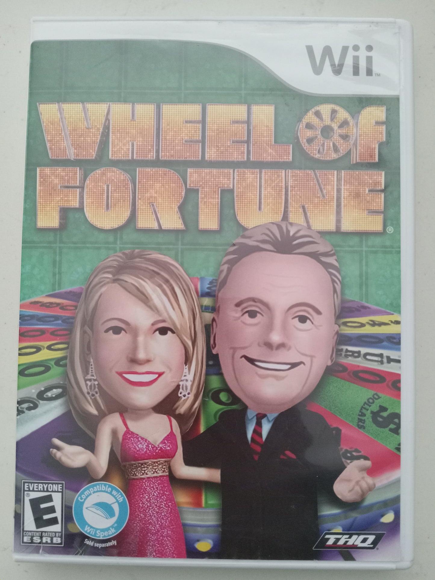 Wheel of Fortune Wii Video Game, Rated E, USED