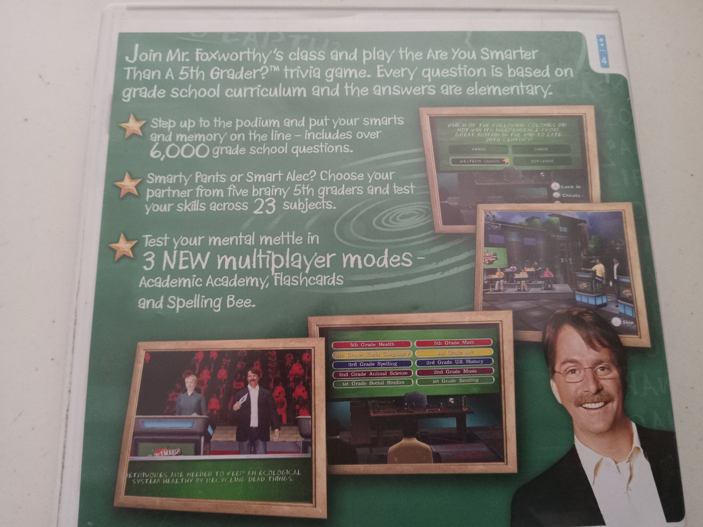 Are You Smarter Than a 5th Grader? Make the Grade, Wii Video Game, Rated E, USED