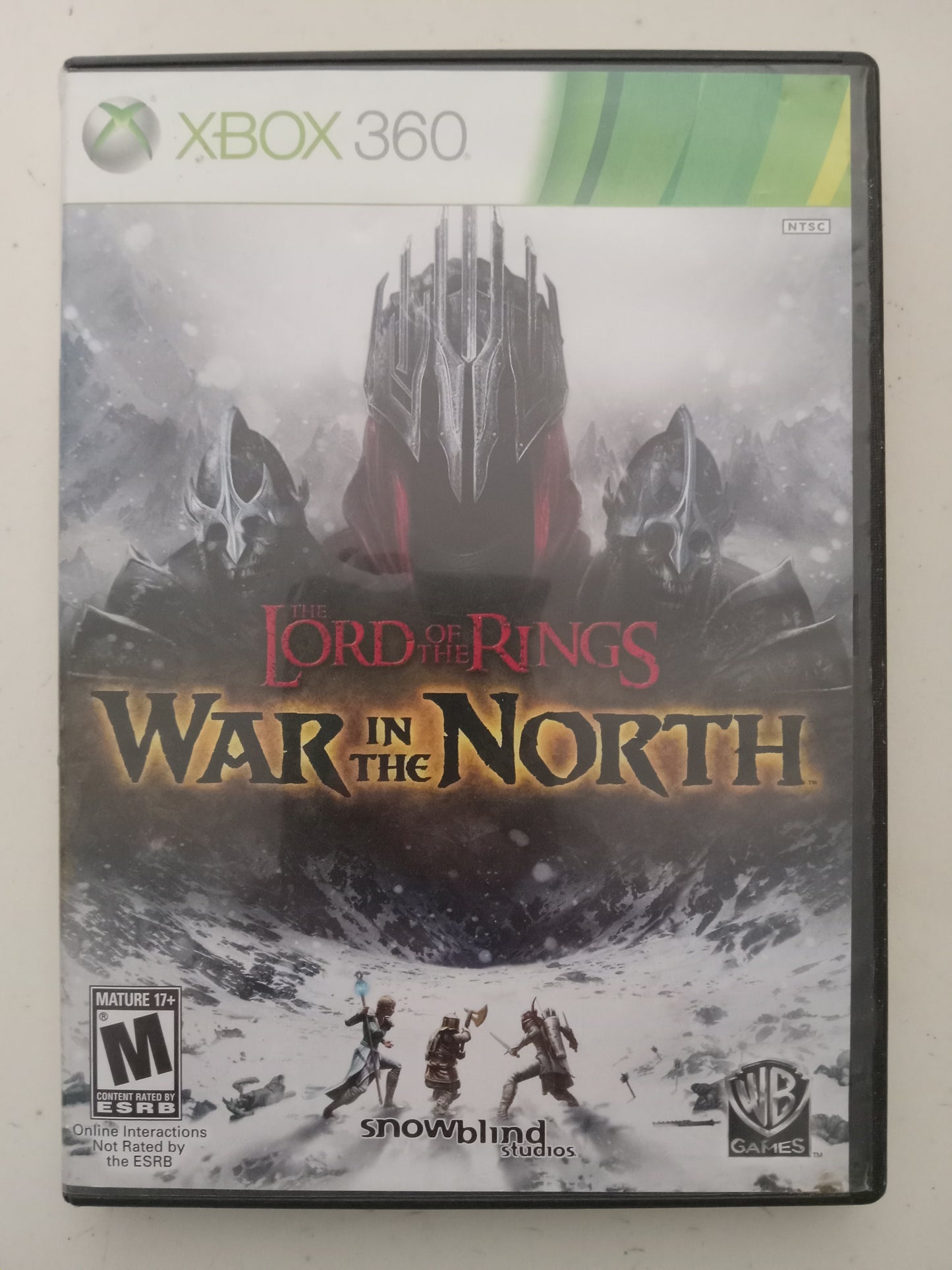 Lord of the Rings War in the North, Xbox 360 Video Game, Rated M, USED