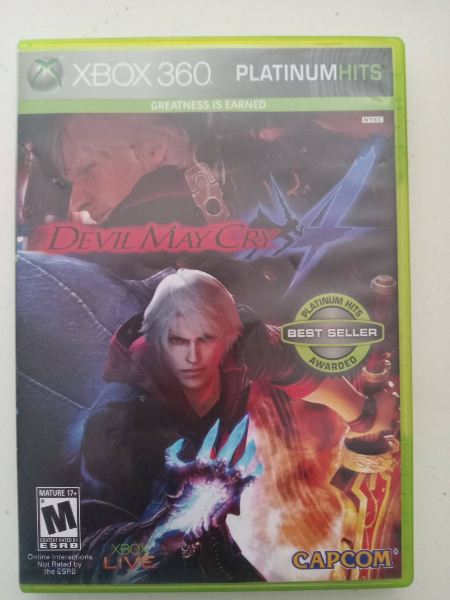 Devil May Cry 4, Xbox 360 Video Game, Rated M, USED