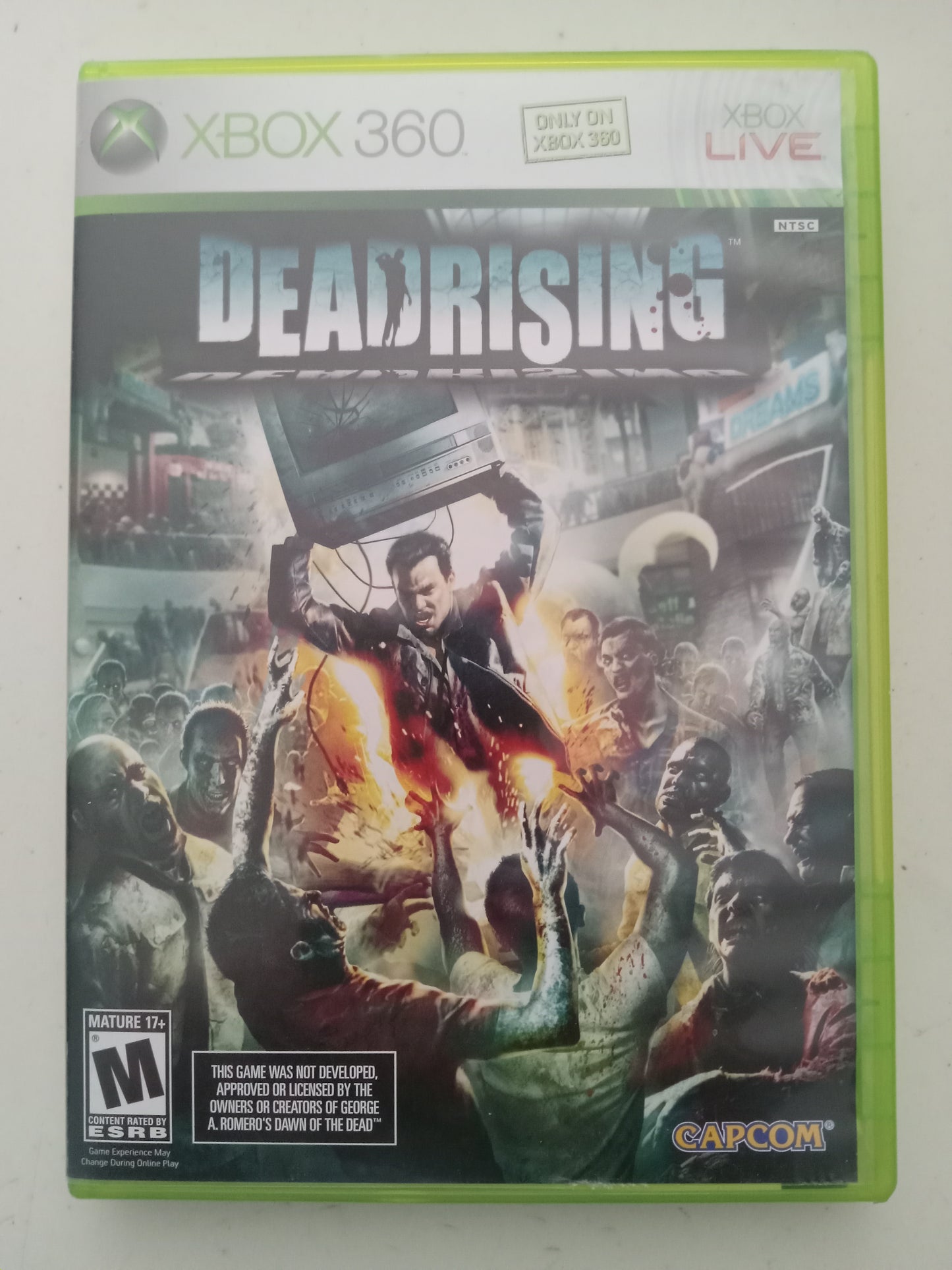 DeadRising Dead Rising, Xbox 360 Video Game, Rated M, USED