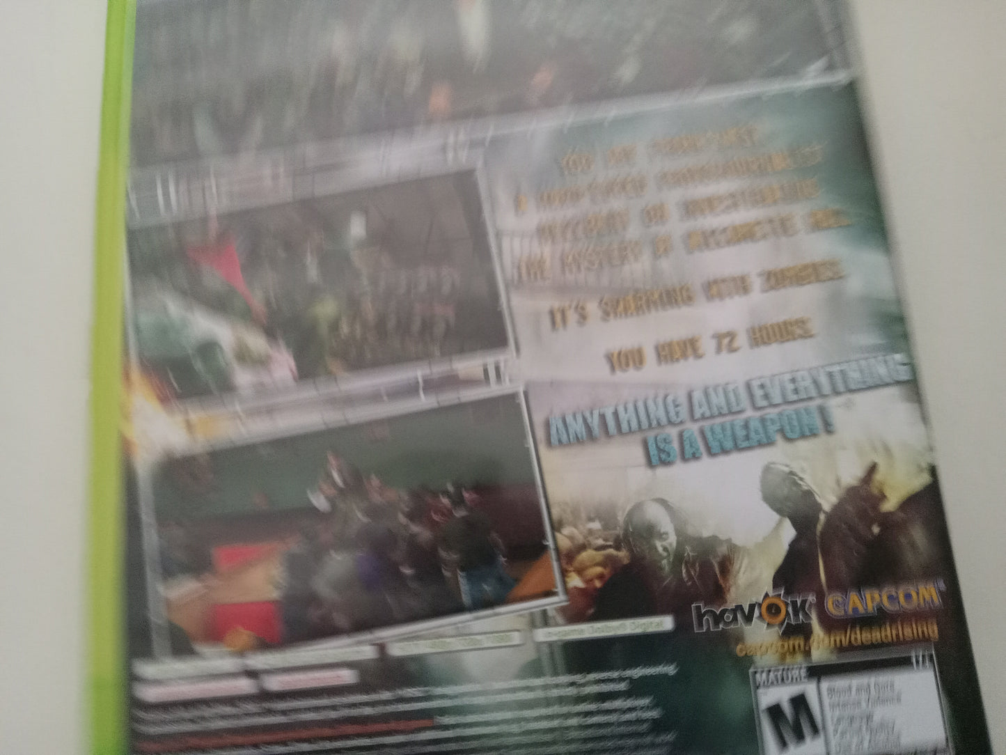 DeadRising Dead Rising, Xbox 360 Video Game, Rated M, USED