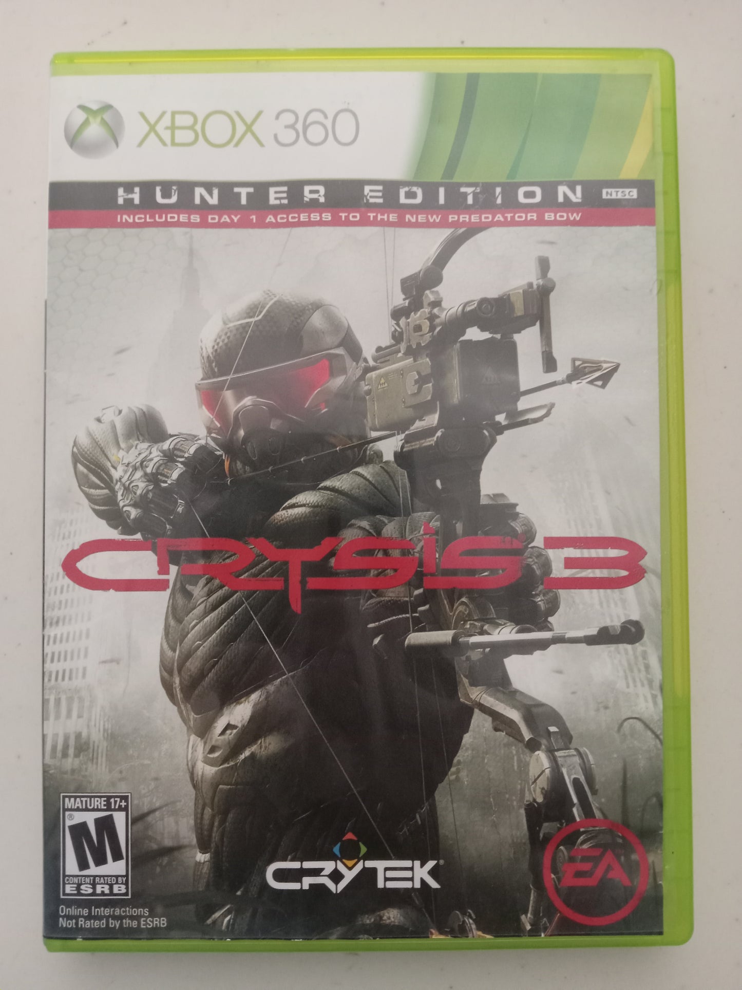 Crysis 3, Hunter Edition, Xbox 360 Video Game, Rated M, USED