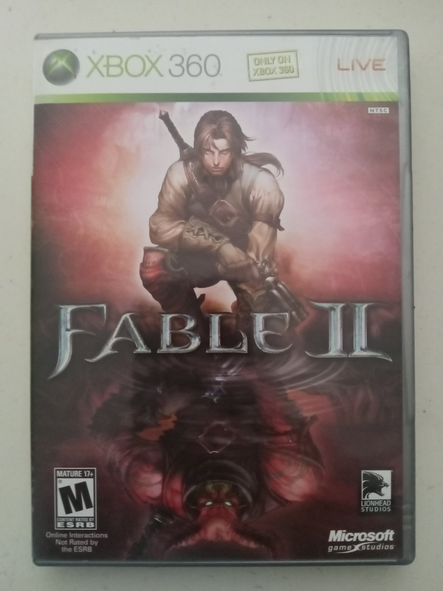 Fable II 2, Xbox 360 Video Game, Rated M, USED
