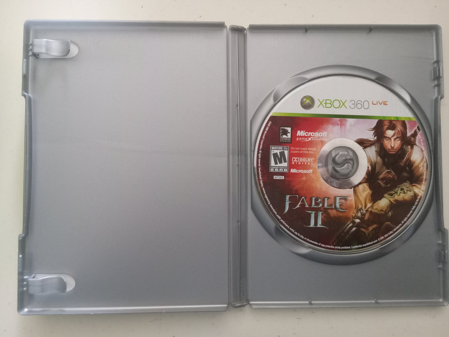 Fable II 2, Xbox 360 Video Game, Rated M, USED