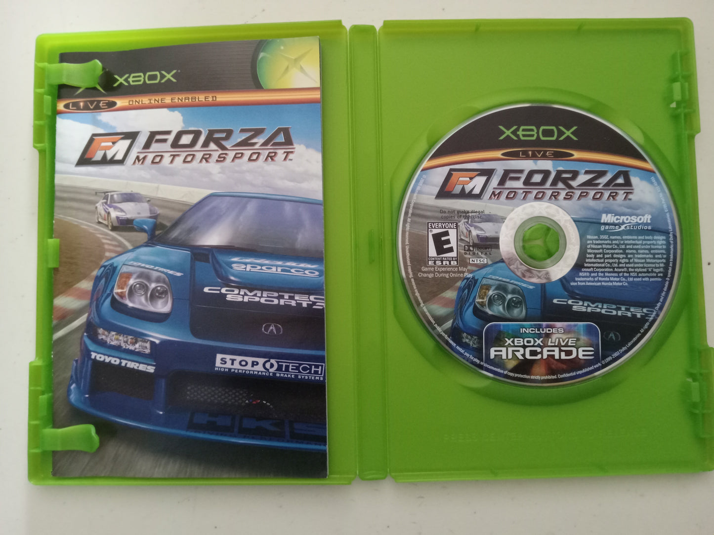 FM Forza Motorsport, original Xbox Video Game, Rated E, USED
