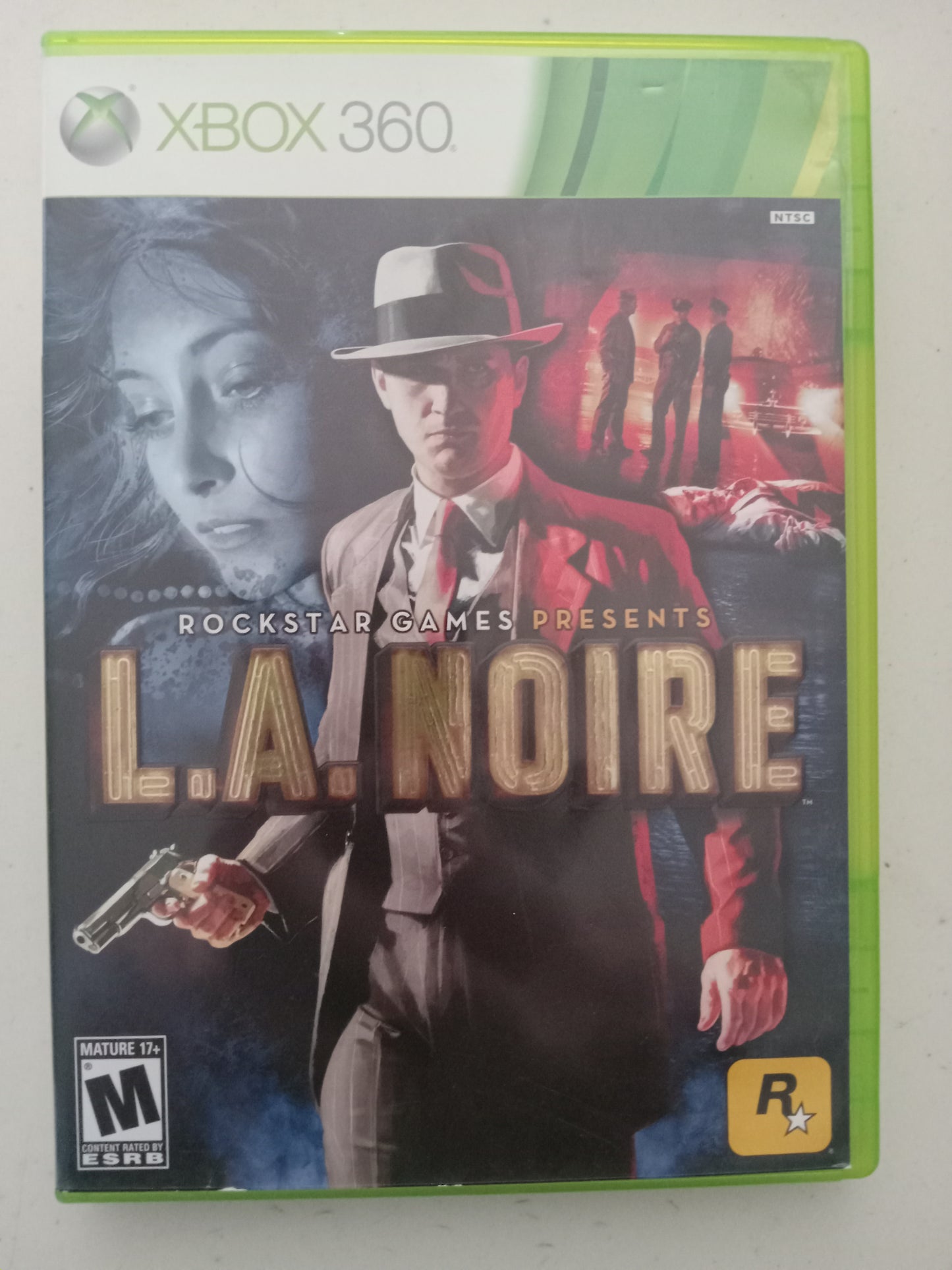 L.A. Noire, Xbox 360 Video Game (3 Discs), Rated M, USED