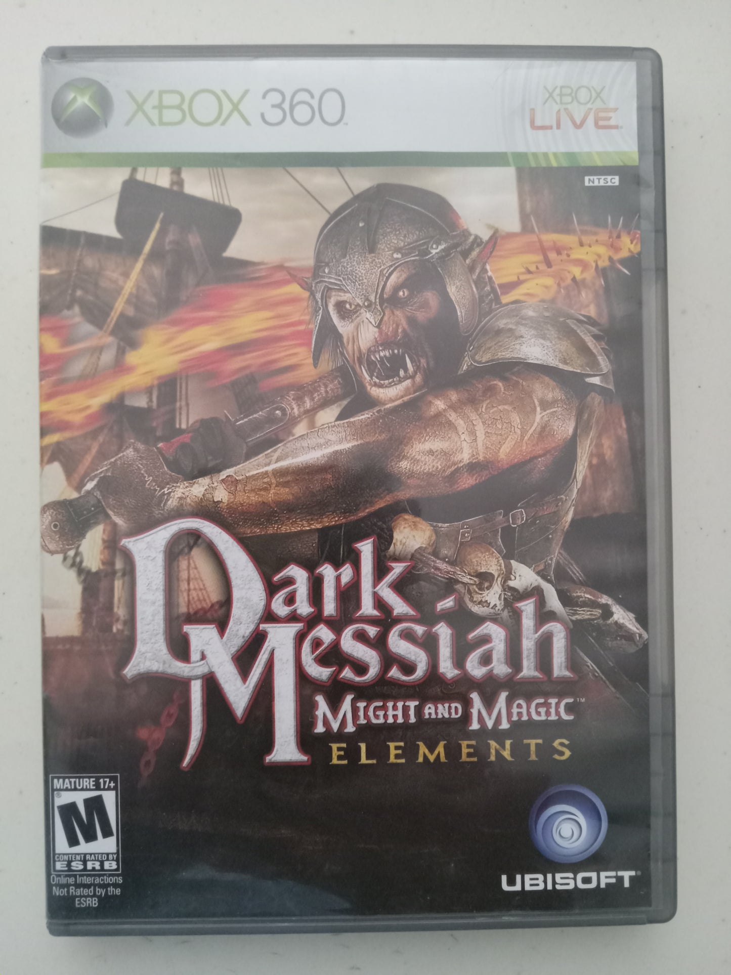Dark Messiah, Might and Magic Elements, Xbox 360 Video Game, Rated M, USED