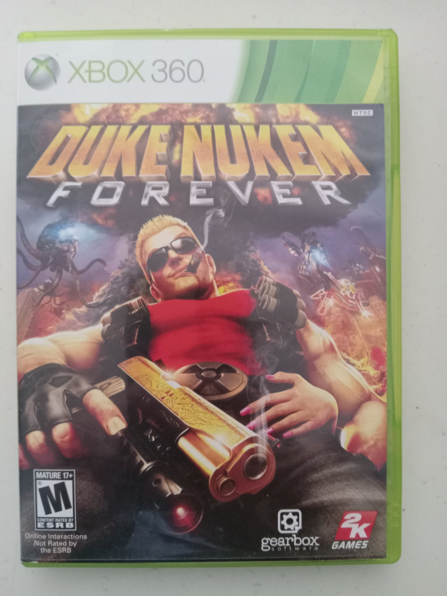 Duke Nukem Forever, Xbox 360 Video Game, Rated M, USED