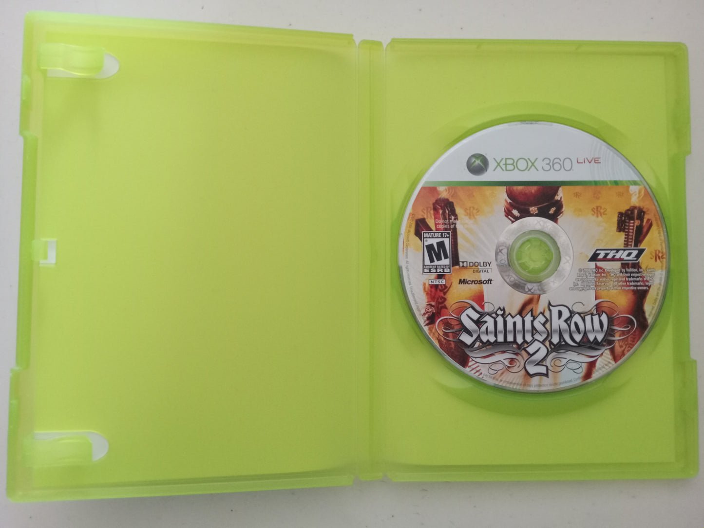 Saints Row 2, Xbox 360 Video Game, Rated M, USED