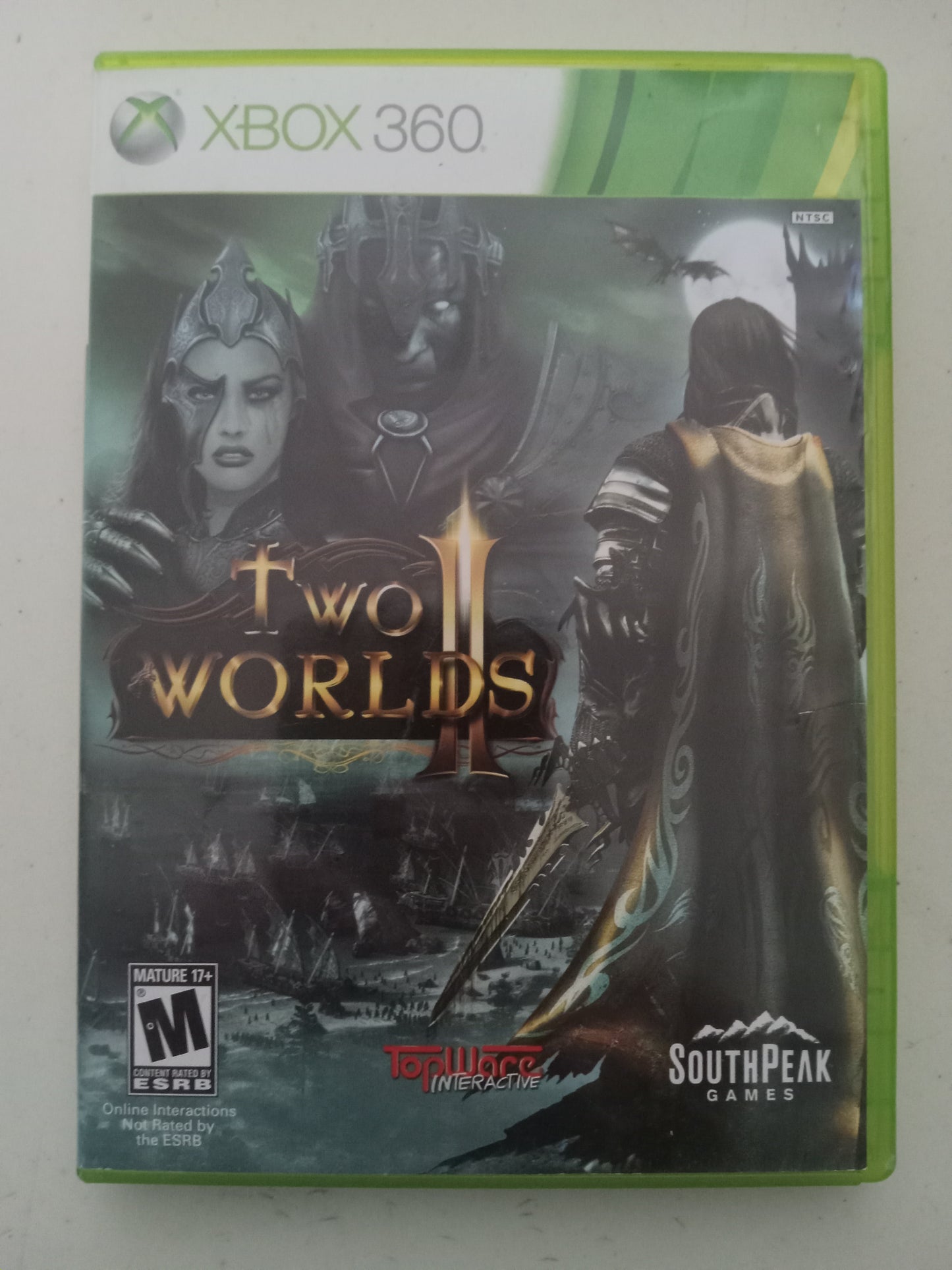 Two Worlds II 2, Xbox 360 Video Game, Rated M, USED
