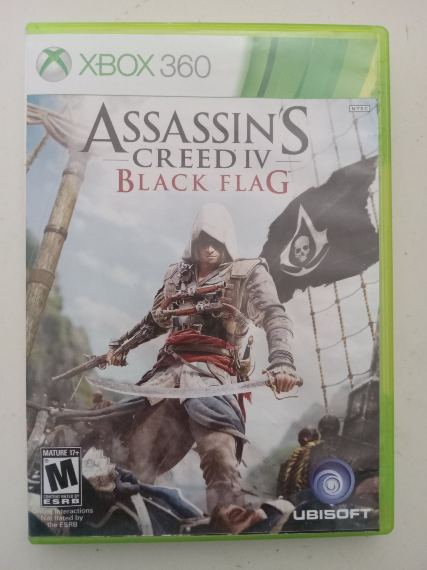 Assassin's Creed IV 4, Black Flag Xbox 360 Video Game, Rated M, USED