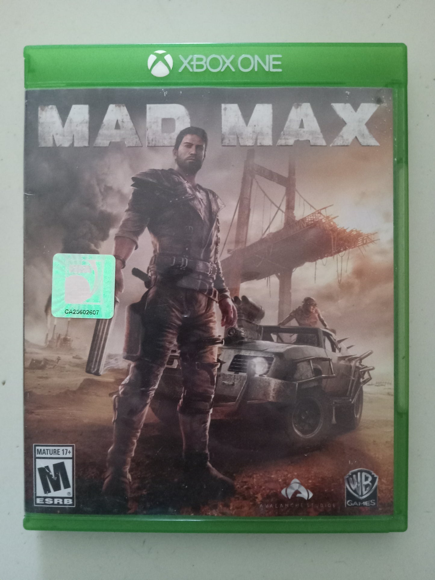 Mad Max, Xbox One Video Game, Rated M, USED