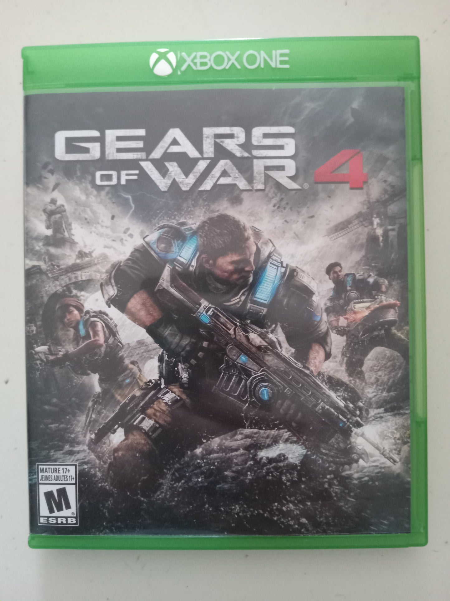 Gears of War 4, Xbox One Video Game, Rated M, USED