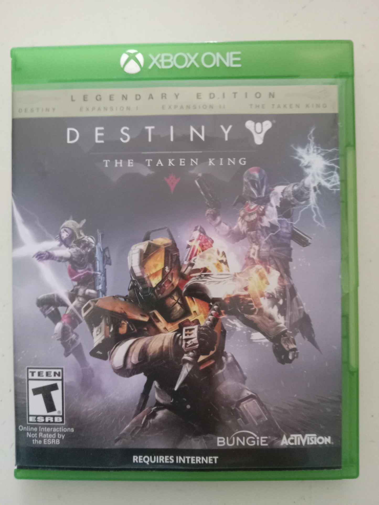Destiny, The Taken King, Legendary Ed. Xbox One Video Game, Rated T, USED
