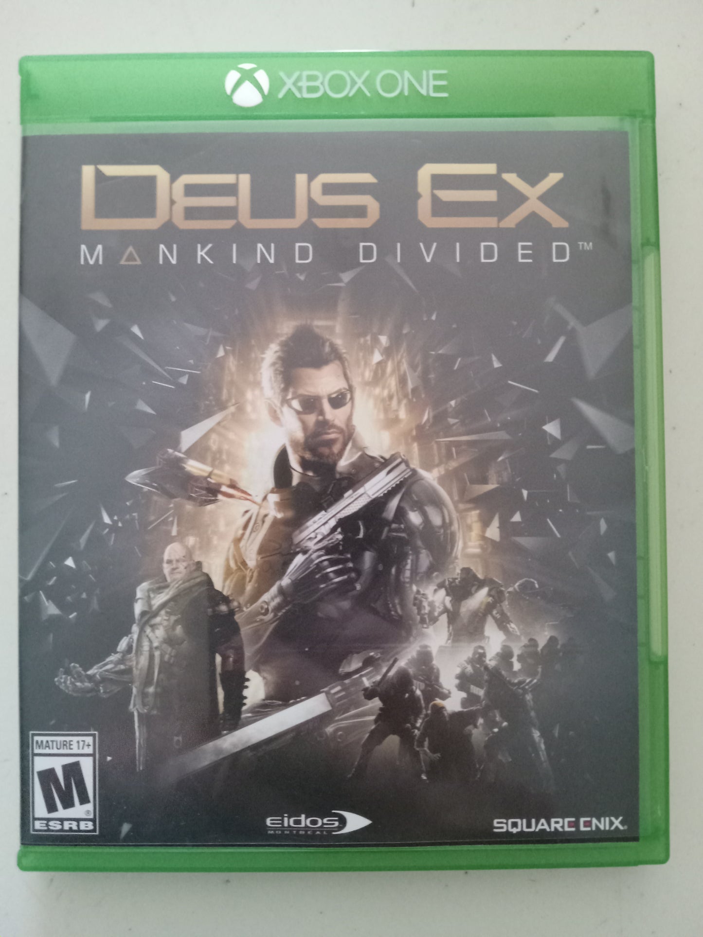 Deus Ex, Mankind Divided, Xbox One Video Game, Rated M, USED