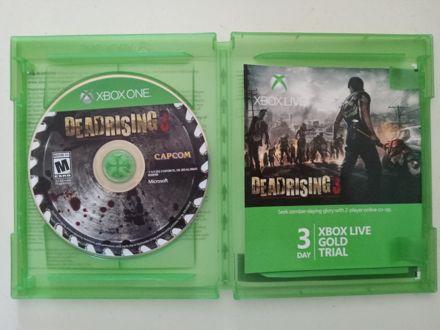 DeadRising Dead Rising 3, Xbox One Video Game, Rated M, USED