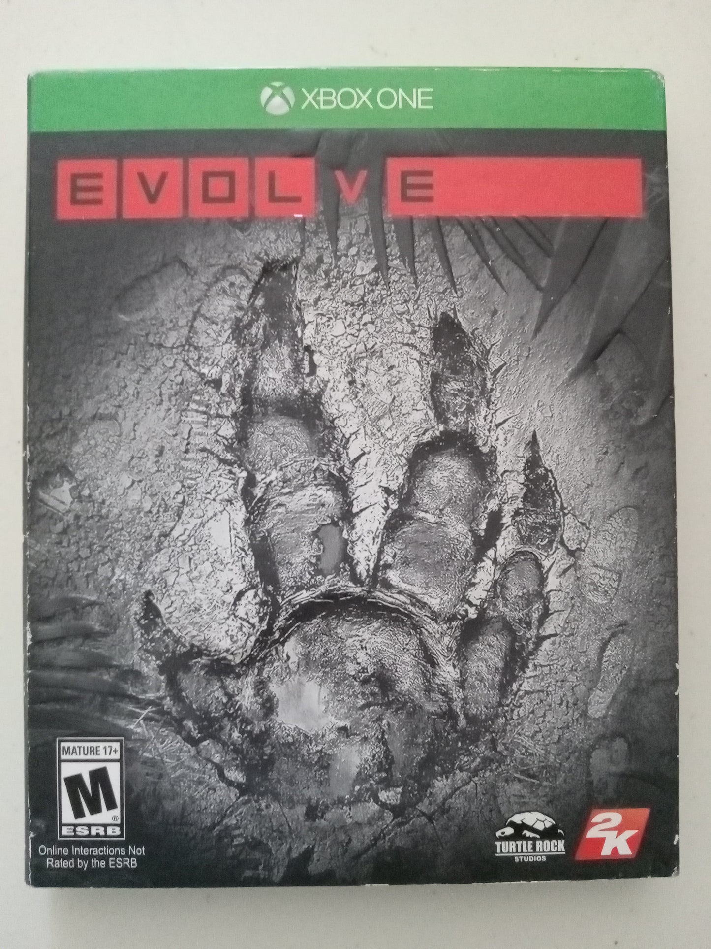 Evolve, Xbox One Video Game, Rated M, USED