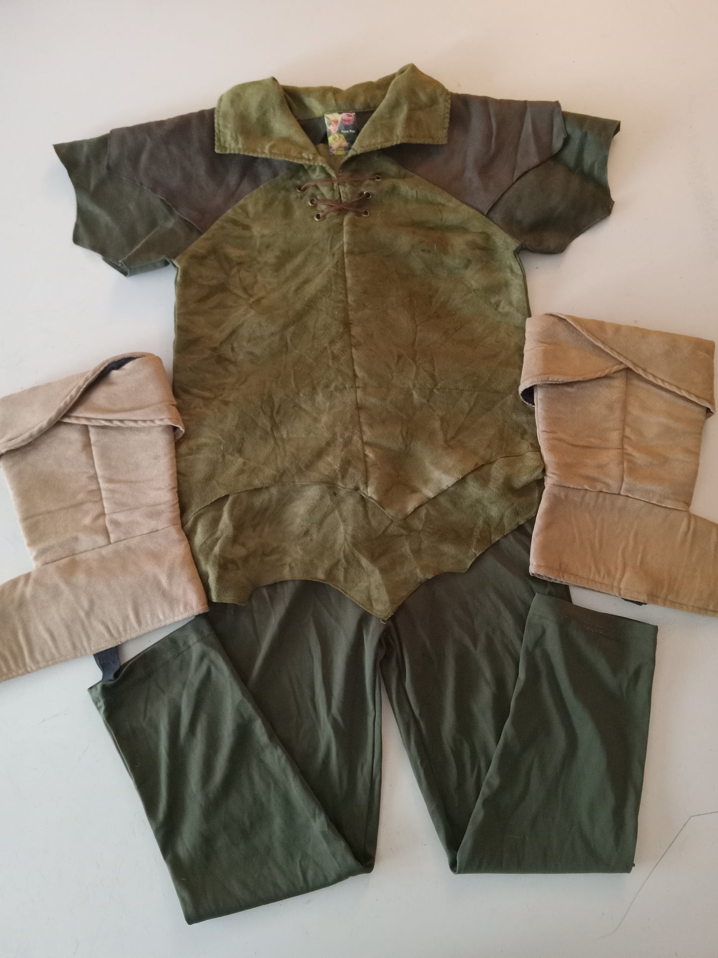 Peter Pan Woodsman Medieval Twilight Princess Link Cosplay Child's Halloween Costume USED