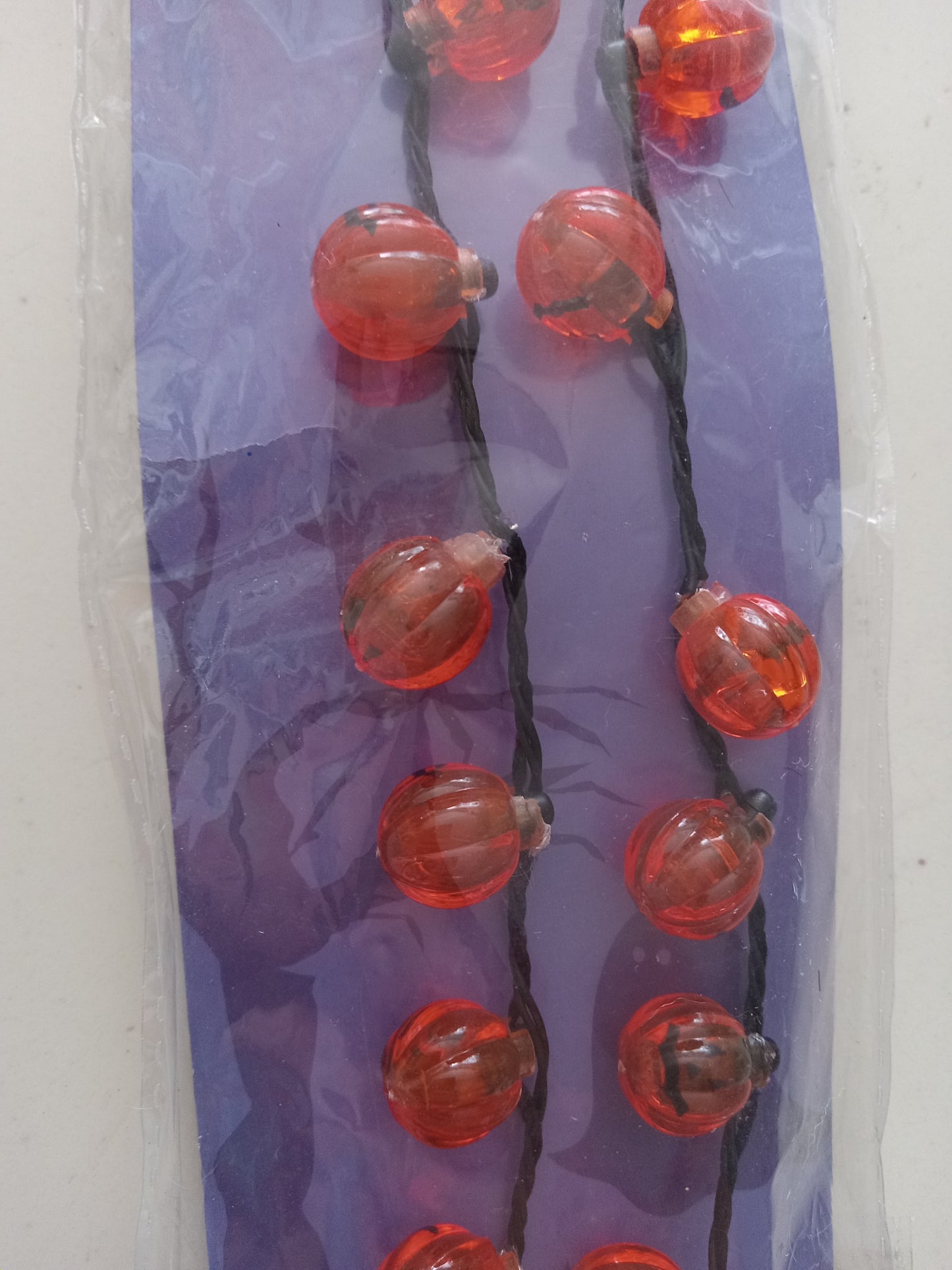 Spooky Lights Halloween Necklace, Steady On, Flashing Lites! Multi-functional, NEW.