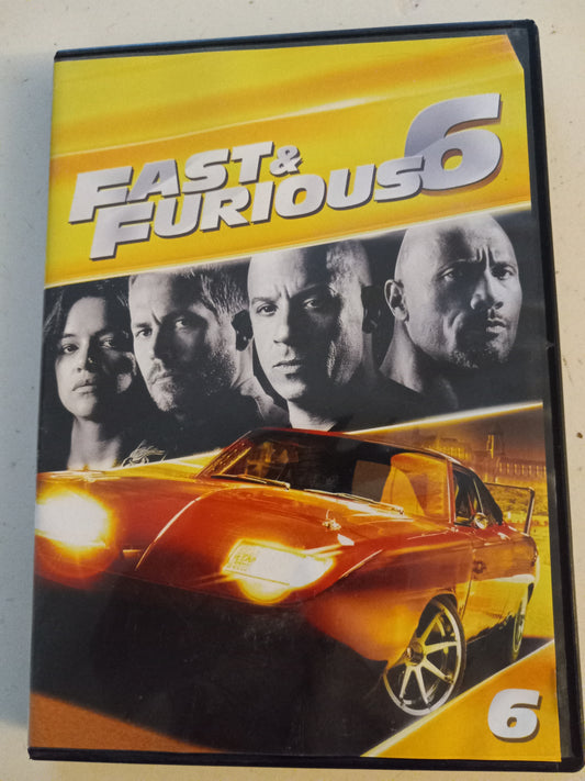 Fast And Furious 6, DVD Movie, Vin Diesel Widescreen Rated PG-13, USED