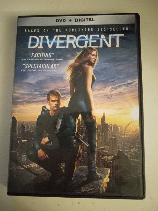 Divergent, DVD Movie, Widescreen, Rated PG-13, NEW/USED