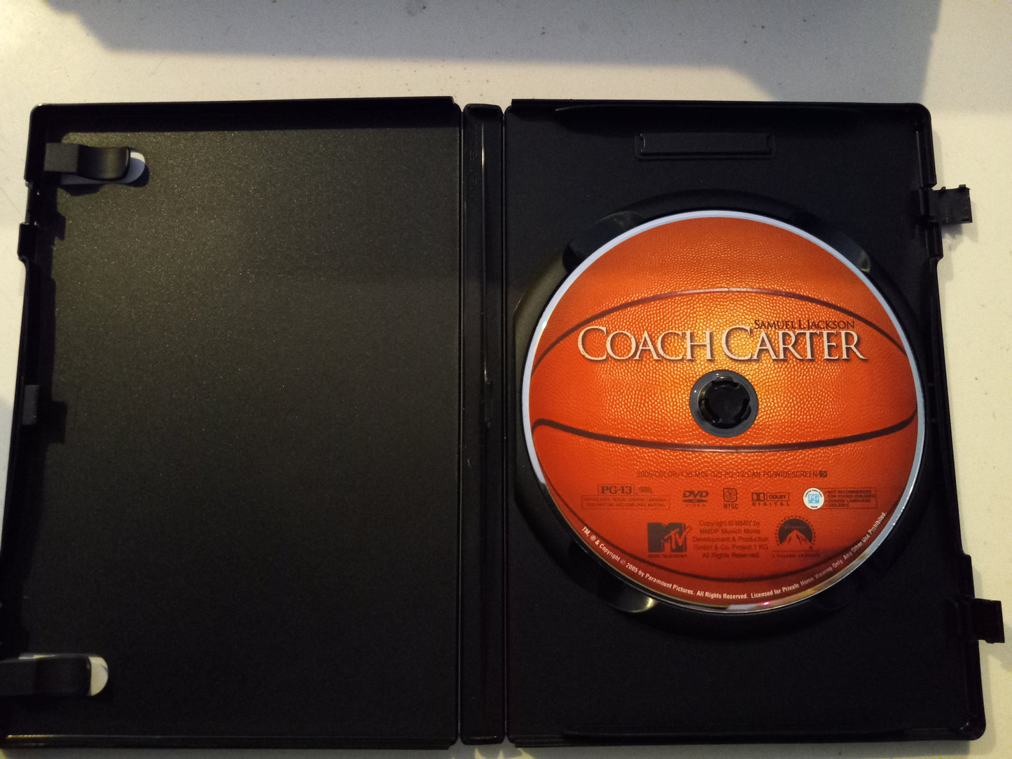 Coach Carter, DVD Movie, Fullscreen/Widescreen, Rated PG-13, USED