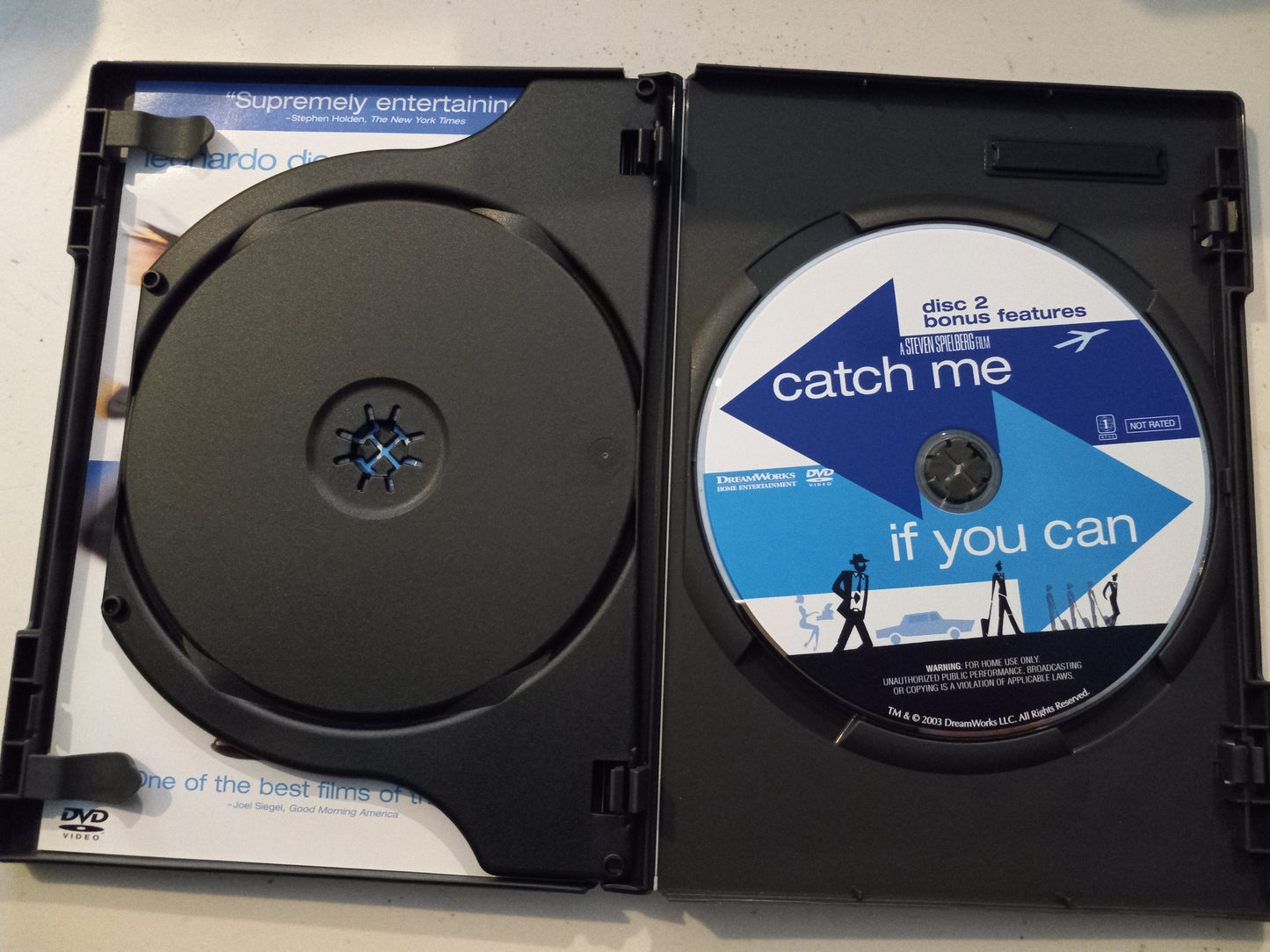 Catch Me If You Can, DVD Movie, 2 Discs, Fullscreen/Widescreen, Rated PG-13, USED