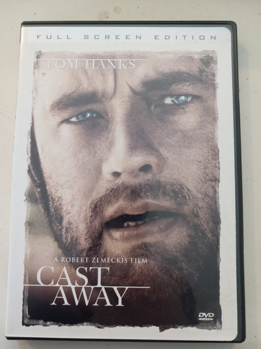 Cast Away, DVD Movie, Fullscreen, Rated PG-13, USED