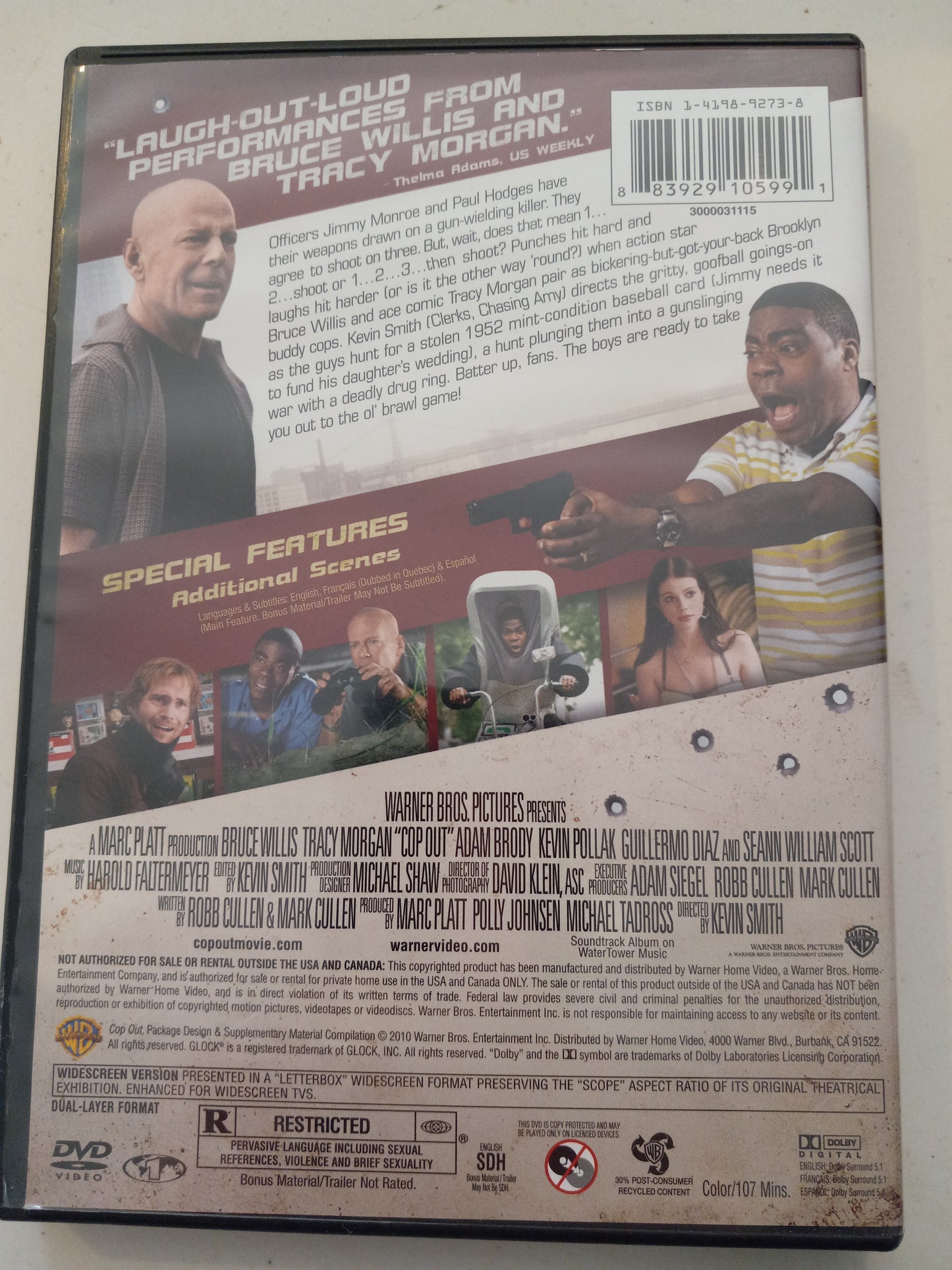 Cop Out, DVD Movie, Widescreen, Rated R, USED