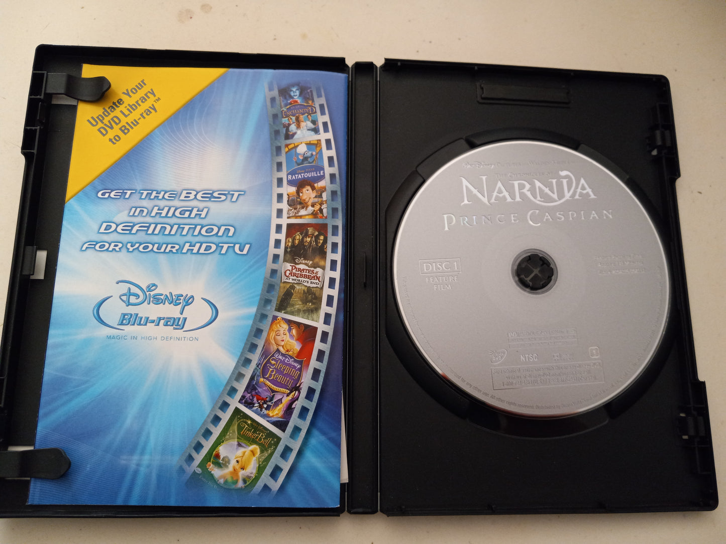 The Chronicles Of Narnia Prince Caspian, DVD Movie, Rated PG, Widescreen, USED