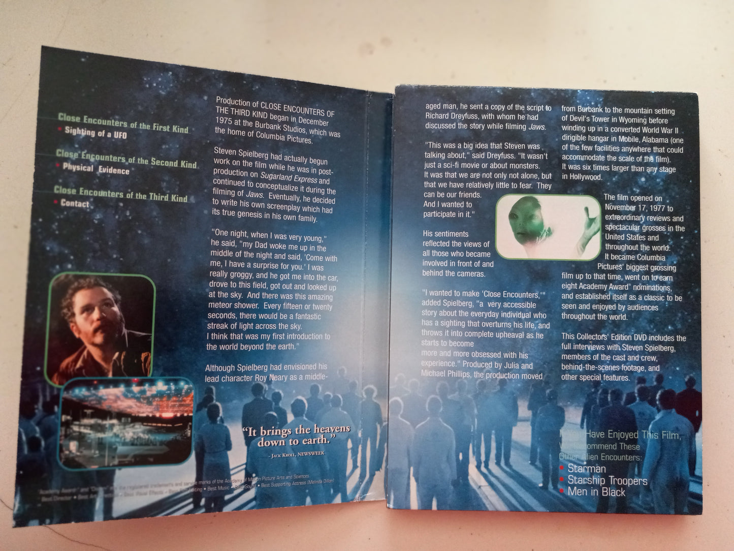 Close Encounters Of The Third Kind, Collector's Edition, DVD Movie, Widescreen, Rated PG, USED