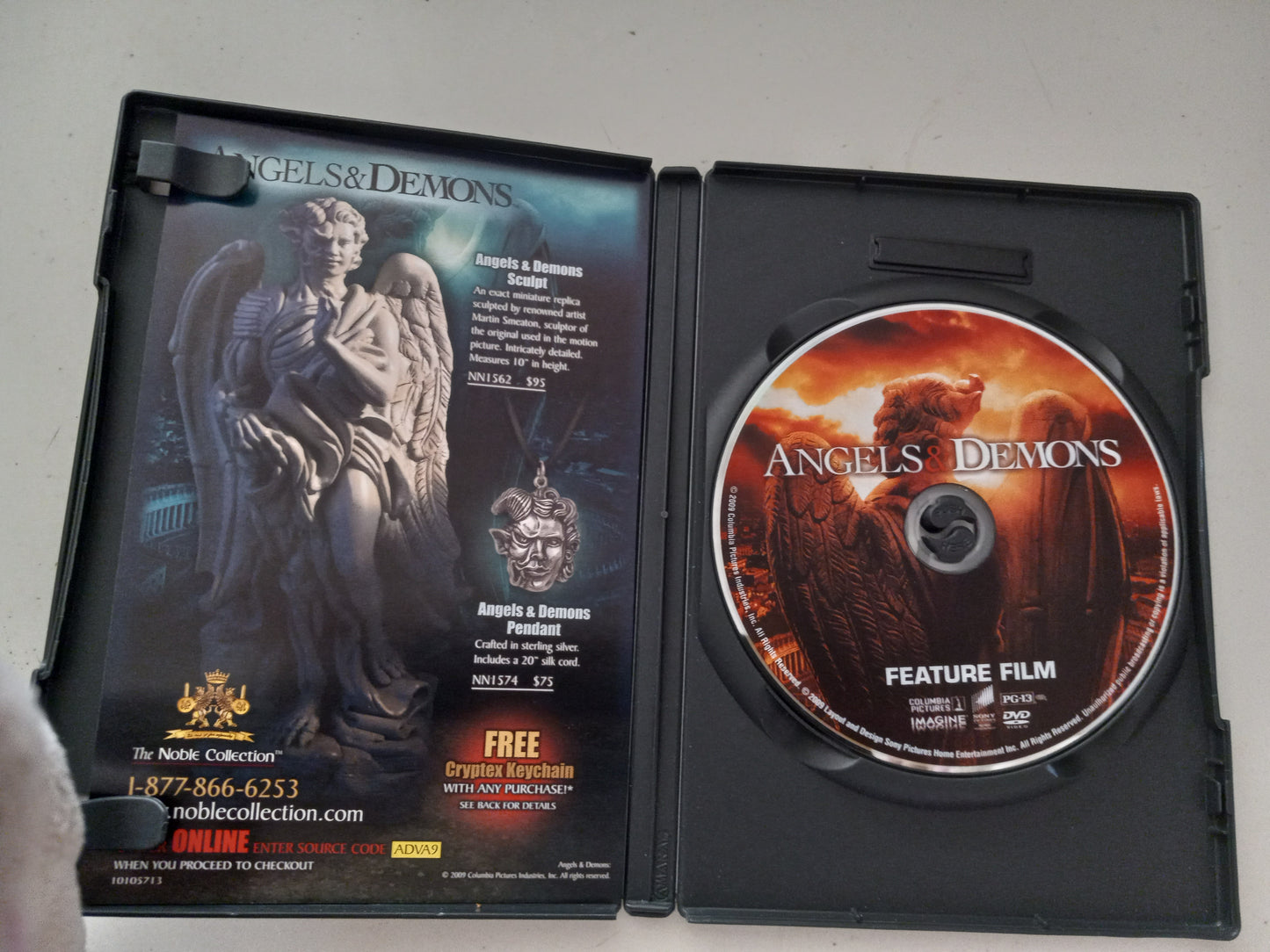 Angels And Demons, DVD Movie, Widescreen, ﻿Rated PG-13, USED