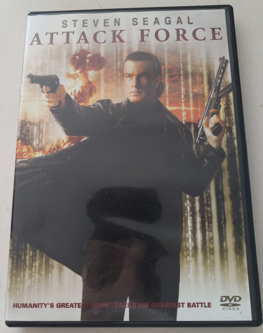 Attack Force, Steven Seagal, DVD Movie, Widescreen, Rated R, USED