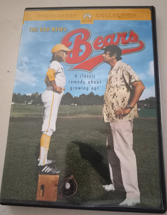 The Bad News Bears, 1976, Walter Matthau, DVD Movie, Widescreen, Rated PG, Rare, USED.