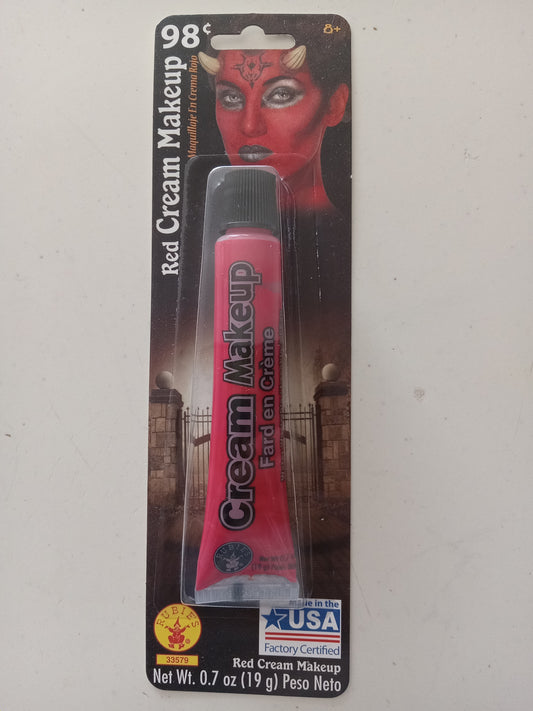 Red Cream Washable Makeup Rubies 1oz Cosplay Halloween Costume Accessory, NEW
