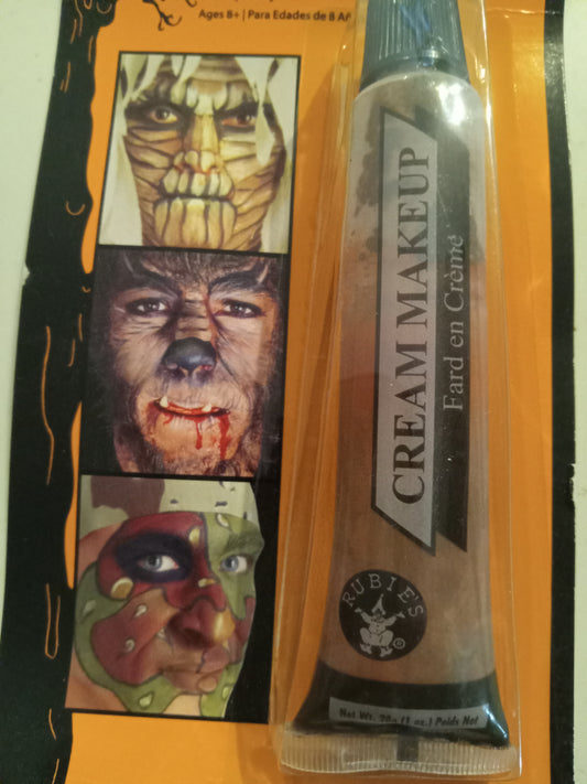 Brown Cream Washable Makeup Rubies 1oz Cosplay Halloween Costume Accessory, NEW