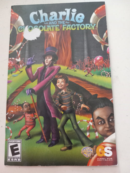 Charley And The Chocolate Factory, Playstation 2, Manual Only, USED