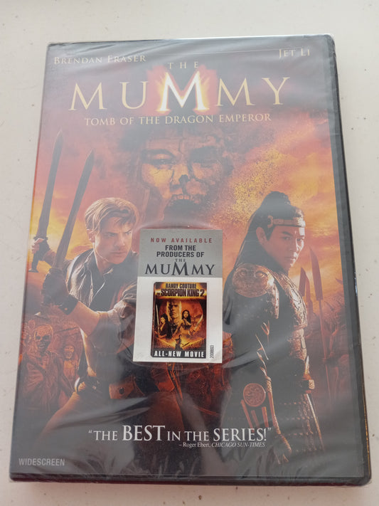 The Mummy Tomb Of The Dragon Emperor, DVD Movie, Brendan Fraser Widescreen/Fullscreen, 2 Disc Deluxe Ed. Rated PG-13, NEW/USED