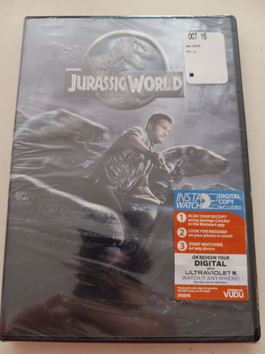 Jurassic World, DVD Movie, Widescreen, Rated PG-13, NEW