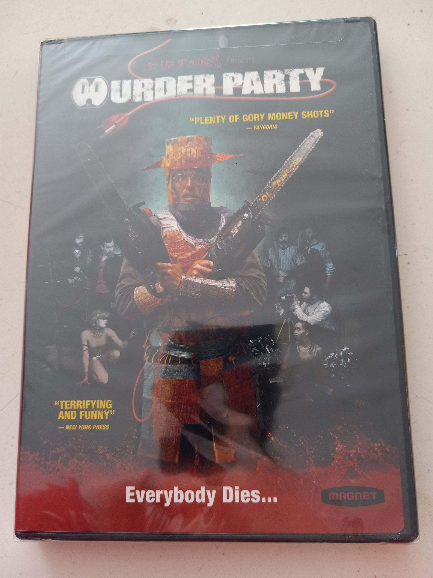 Murder Party, DVD Movie, Widescreen, Not Rated, Rare NEW