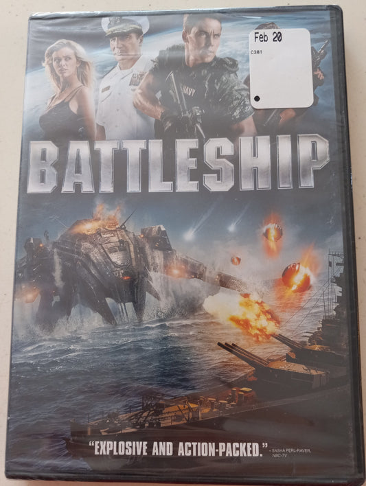Battle Ship, Battleship DVD Movie, Liam Neeson Widescreen, Rated PG-13, Rare NEW/USED