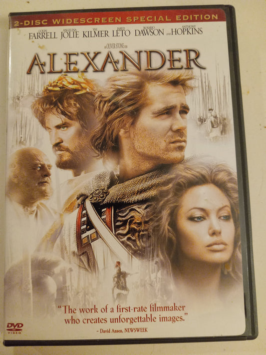 Alexander, DVD Movie, 2 Disc Widescreen/Fullscreen Director's Cut/Special Edition, Rated R, NEW/USED