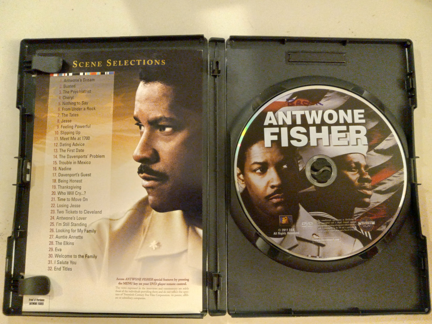 Antwone Fisher, DVD Movie, Full Screen/Widescreen, Rated PG-13, USED