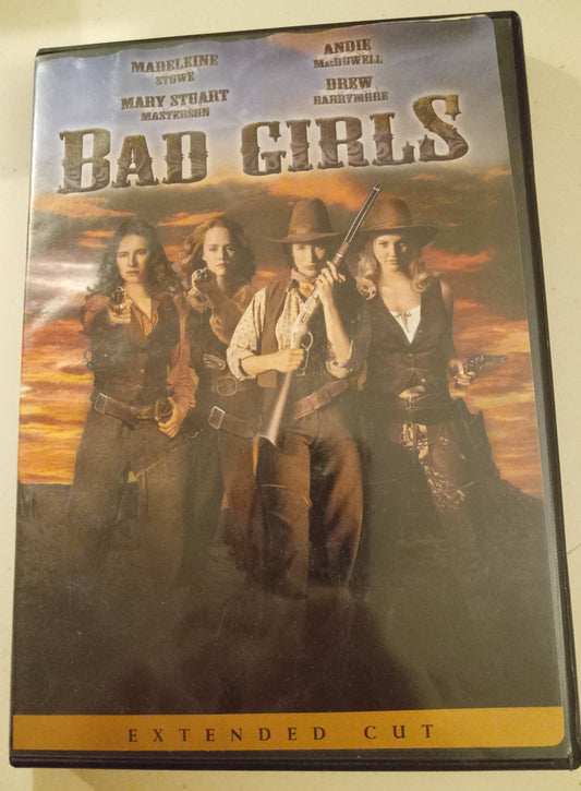 Bad Girls, DVD Movie, Extended Cut Widescreen, Fullscreen, Rated R, USED