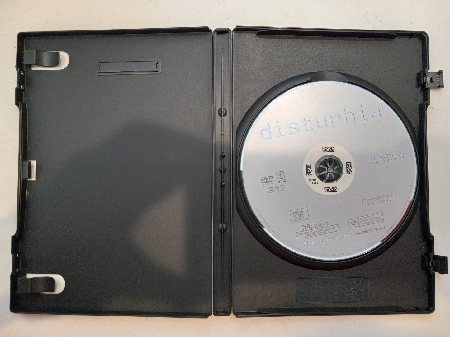 Disturbia, DVD Movie, Fullscreen, Rated PG-13, USED